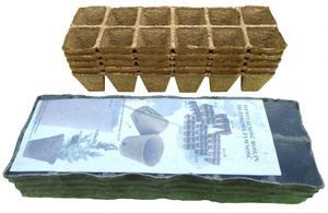 JIFFY Doniczki torfowe kwadratowe 6x6/60 hobby