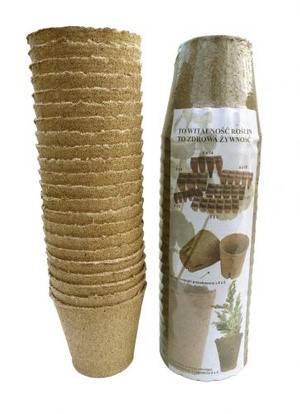 JIFFY Doniczki torfowe okrągłe 11x10/22 hobby