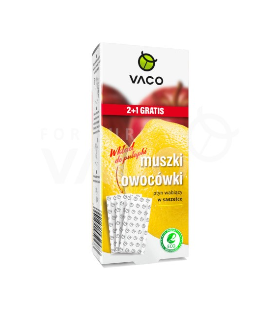 VACO Płyn do pułapki na muszki owocówki 3szt