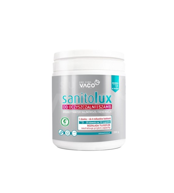 VACO ECO Sanitolux - bioaktywator do szamb 200g