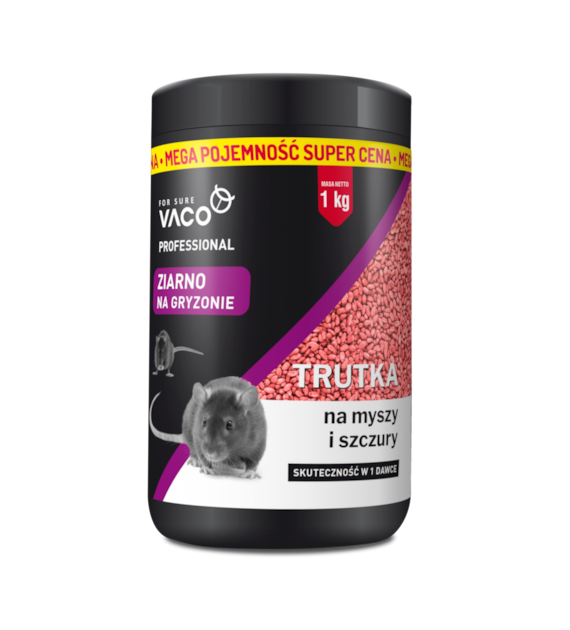 VACO PROFESSIONAL Ziarno na myszy i szczury 1kg