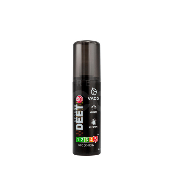VACO STORNG Płyn na komary DEET 50% geranium 80ml