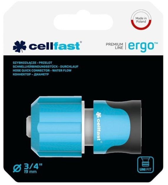 CELLFAST ERGO Szybkozłącze przelot 3/4   53-135