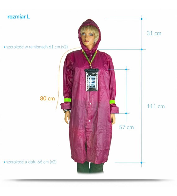 Płaszcz przeciwdeszczowy KAMP120 GRAN L