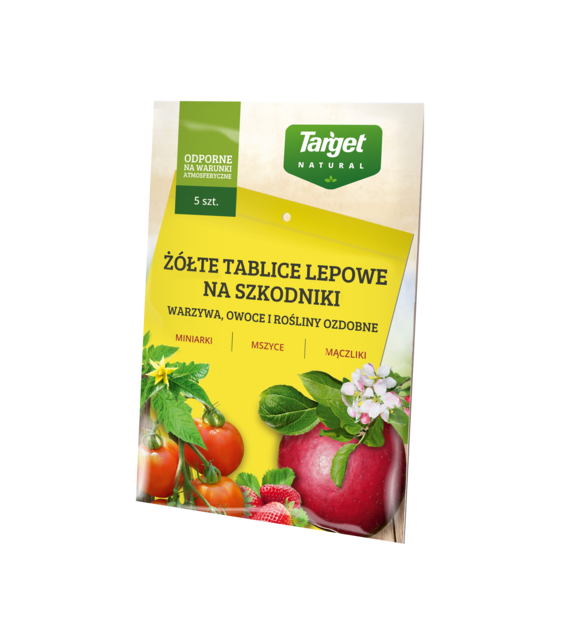 TARGET Tablice lepowe żółte 5szt.