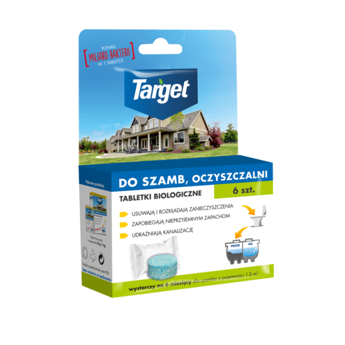 TARGET Tabletki do szamb 6szt