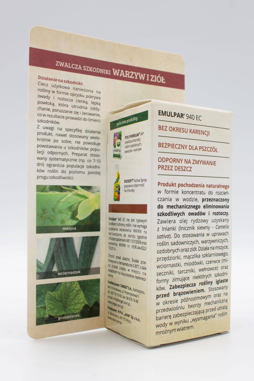 TARGET Emulpar 940SC ROŚ.IGLASTE,TUJE 250ml