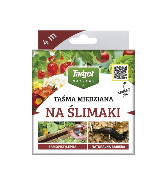 TARGET Miedziana taśma odstraszająca na ślimaki 4m