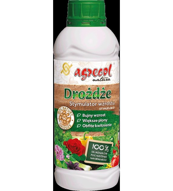 AGR Drożdże D stymulator wzrostu roślin 1L