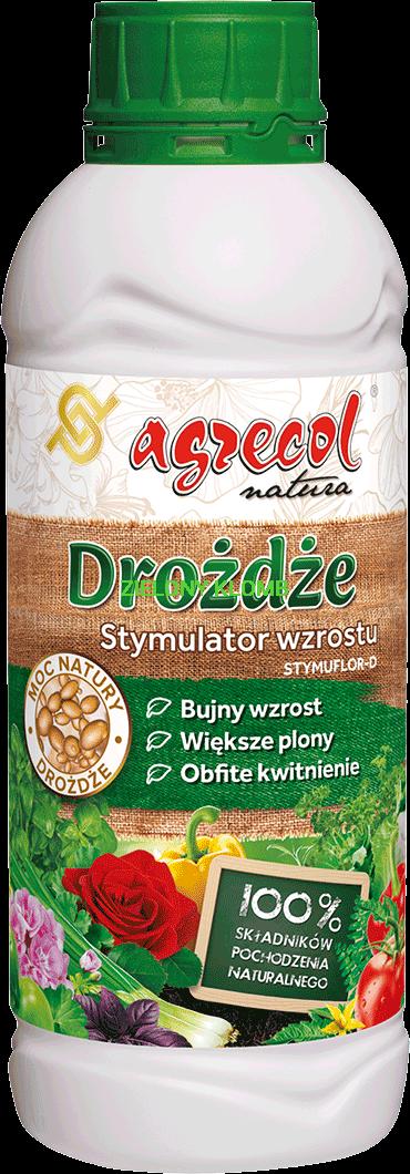 AGR Drożdże D stymulator wzrostu roślin 1L