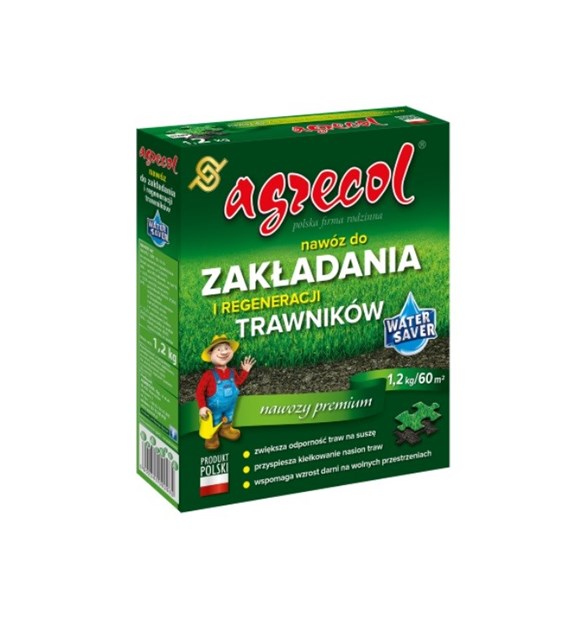 AGR Nawóz do zakładania i regener. Trawników 1,2kg