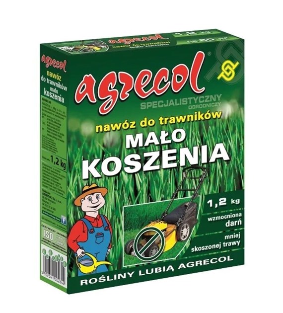 AGR Nawóz do Trawników 1,2kg Mało Koszenia