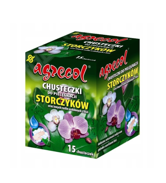 AGR Chusteczki do pielęgnacji storczyków 15szt.