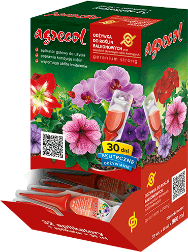 AGR GERANIUM STRONG - odżyw. do kwit. 32x30ml