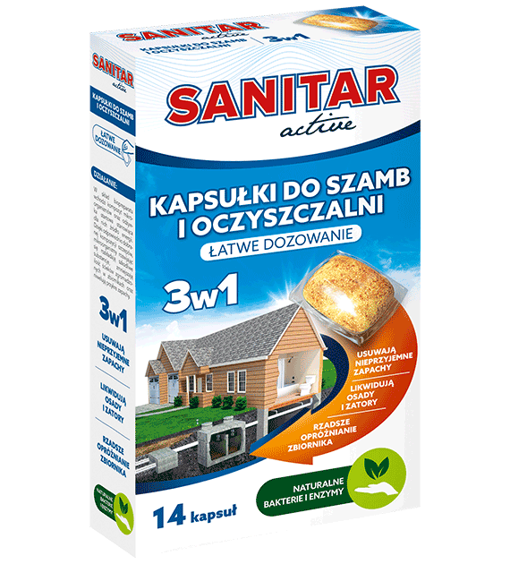 AROX Sanitar Preparat do szamb 15szt 25g /15szt./