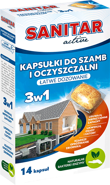 AROX Sanitar Preparat do szamb 15szt 25g /15szt./