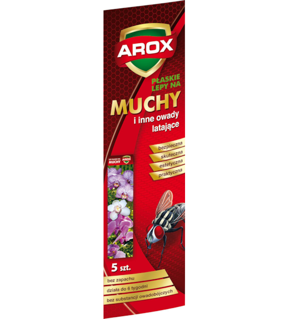 AROX Lep na muchy Płaski 100szt.