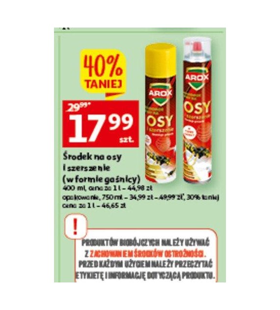 AROX Muchomor Muchozol na muchy osy komary 750ml