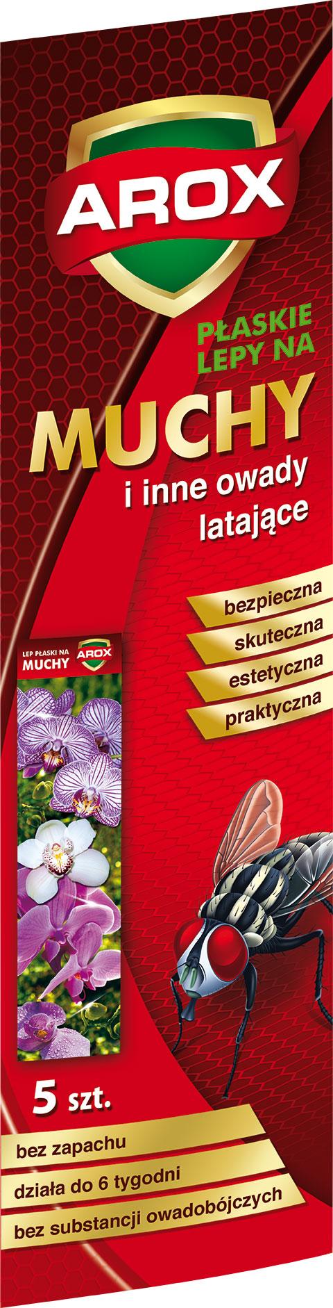 AROX Lep na muchy muszki owoc i mole sp. 4szt./20/