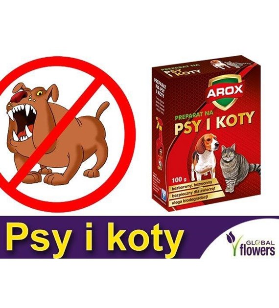 AROX Preparat odstraszający psy i koty 100g
