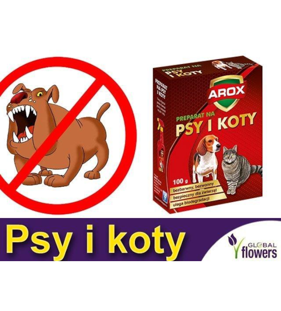 AROX Preparat odstraszający psy i koty 100g