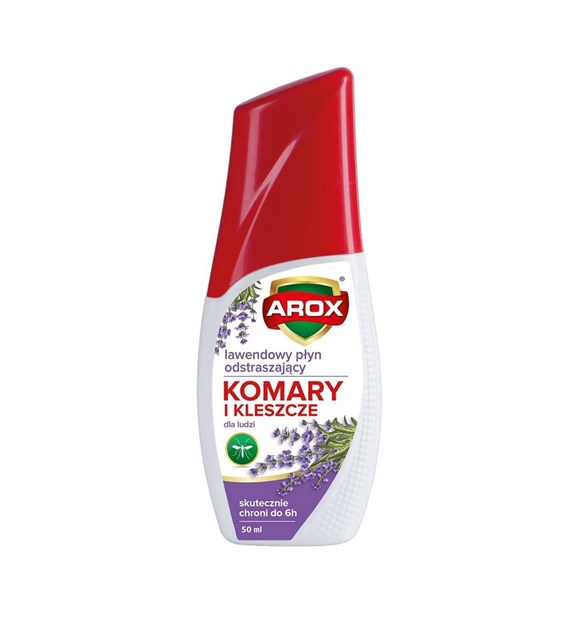 AROX Płyn odstr. komary i kleszcze 50ml eko LAWEND