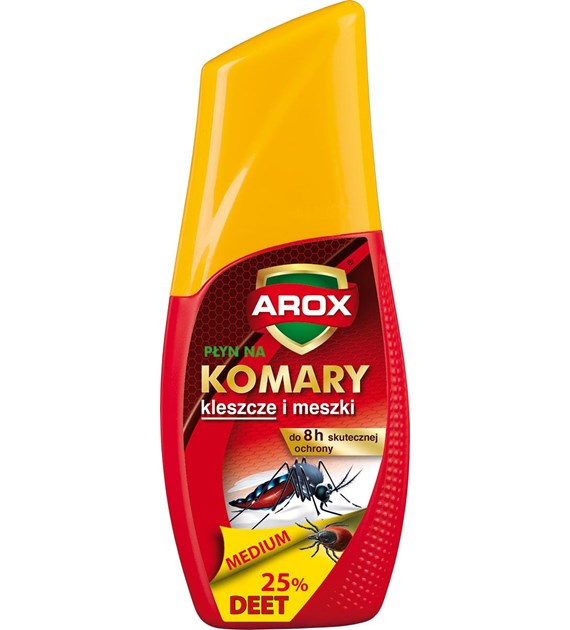 AROX Płyn odstrasz. komar i kleszcze 100m DEET