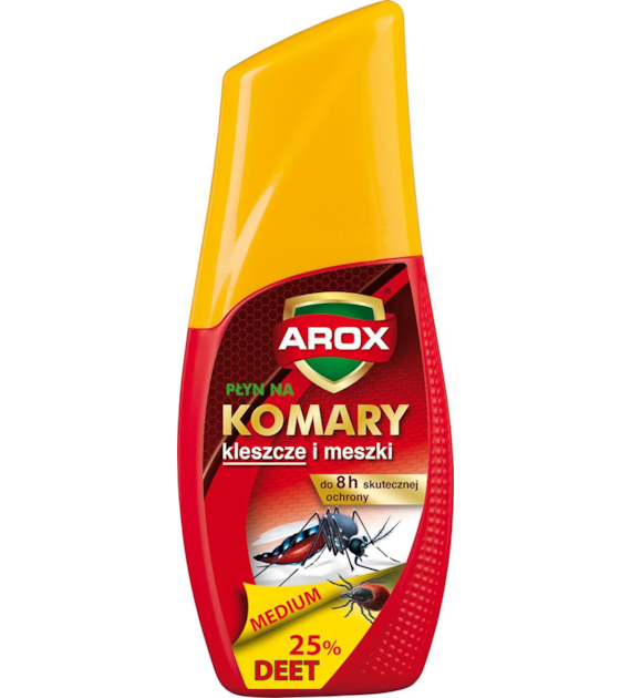 AROX Płyn odstrasz. komar i kleszcze 100m DEET