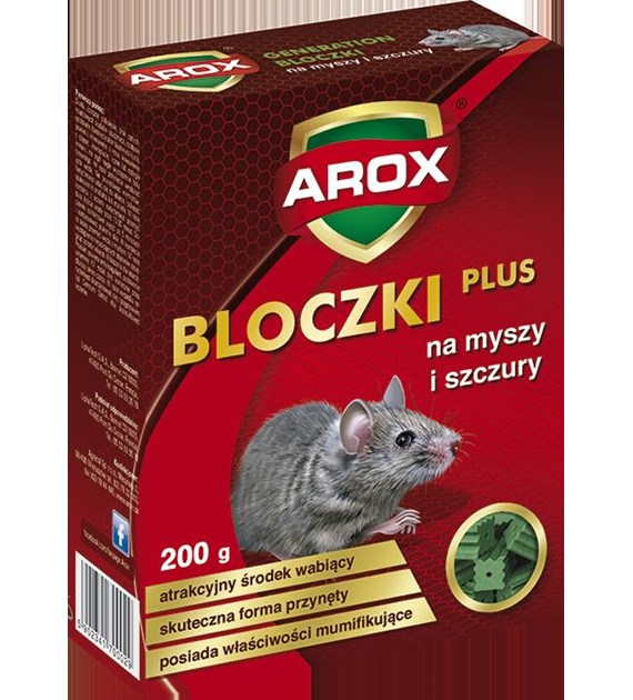 AROX Kostka na myszy i szczury 200g /10/