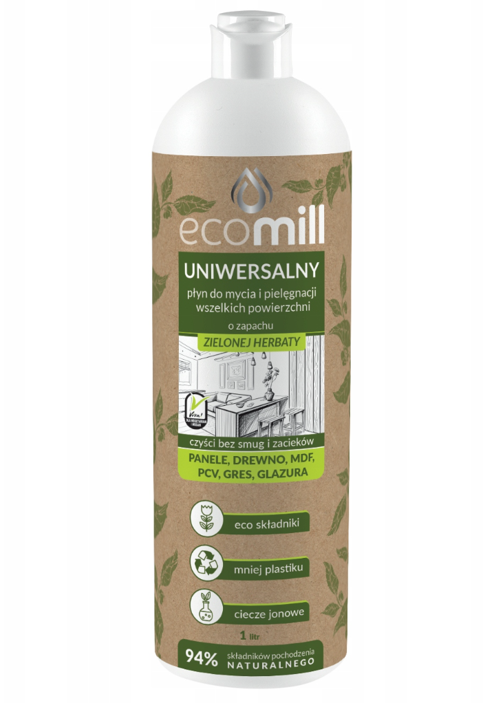 ECOMILL płyn do podłóg zielona herbata 1l