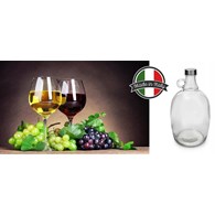 Galon na wino 0,5L z zakrętką 30374