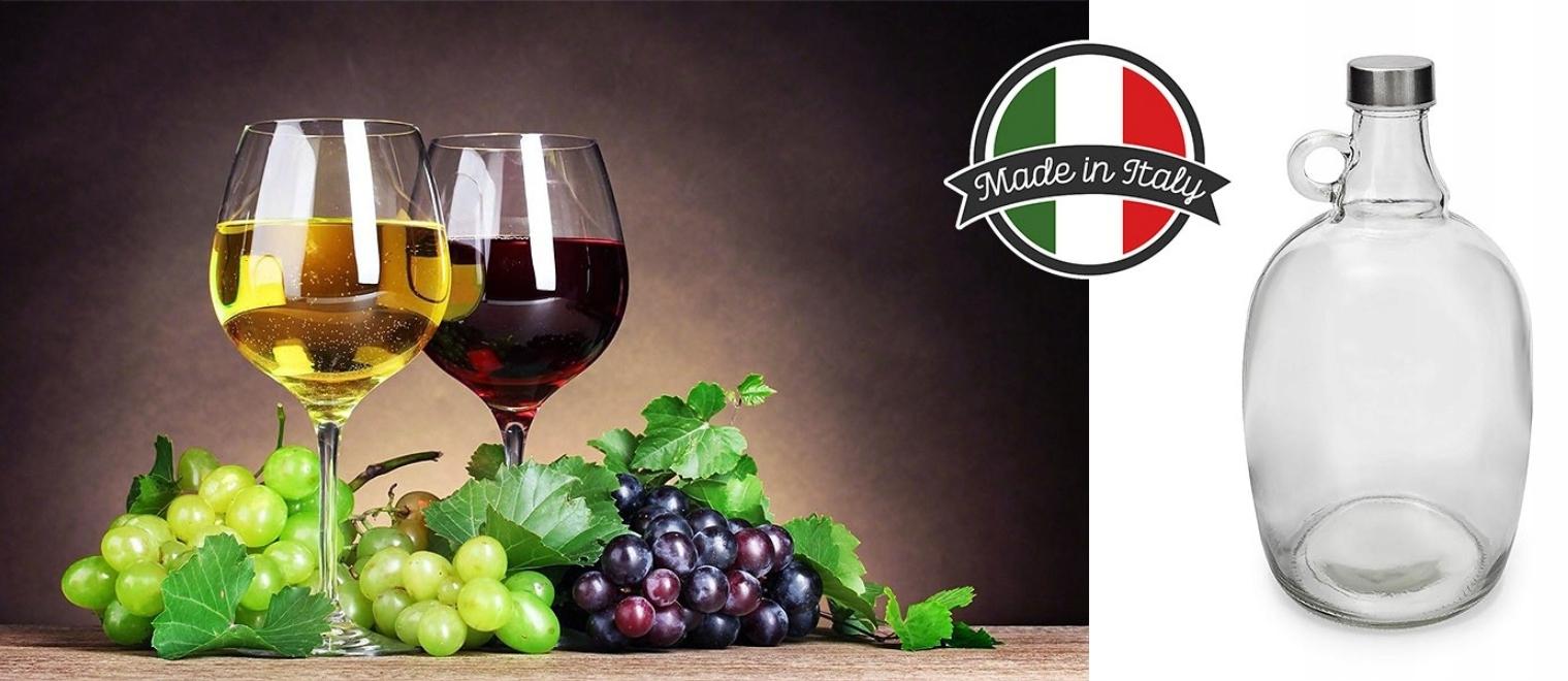 Galon na wino 0,5L z zakrętką 30374