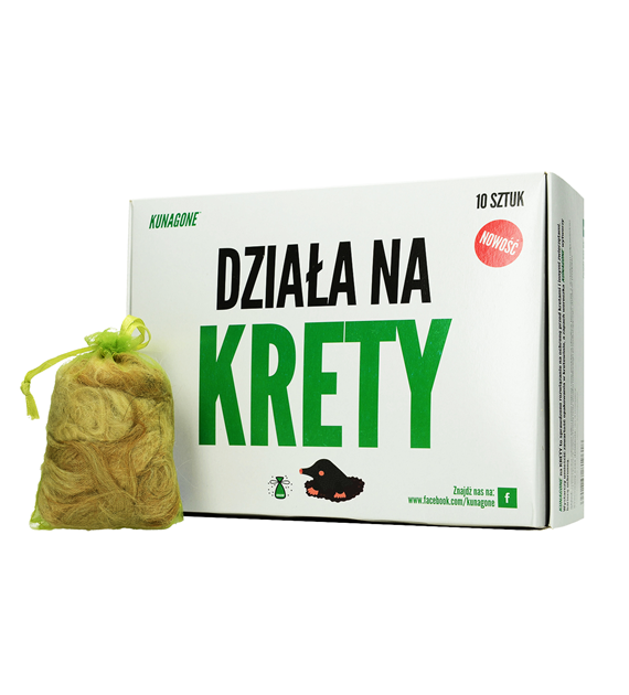 KUNAGONE Naturalny odstraszacz na krety 10-pak