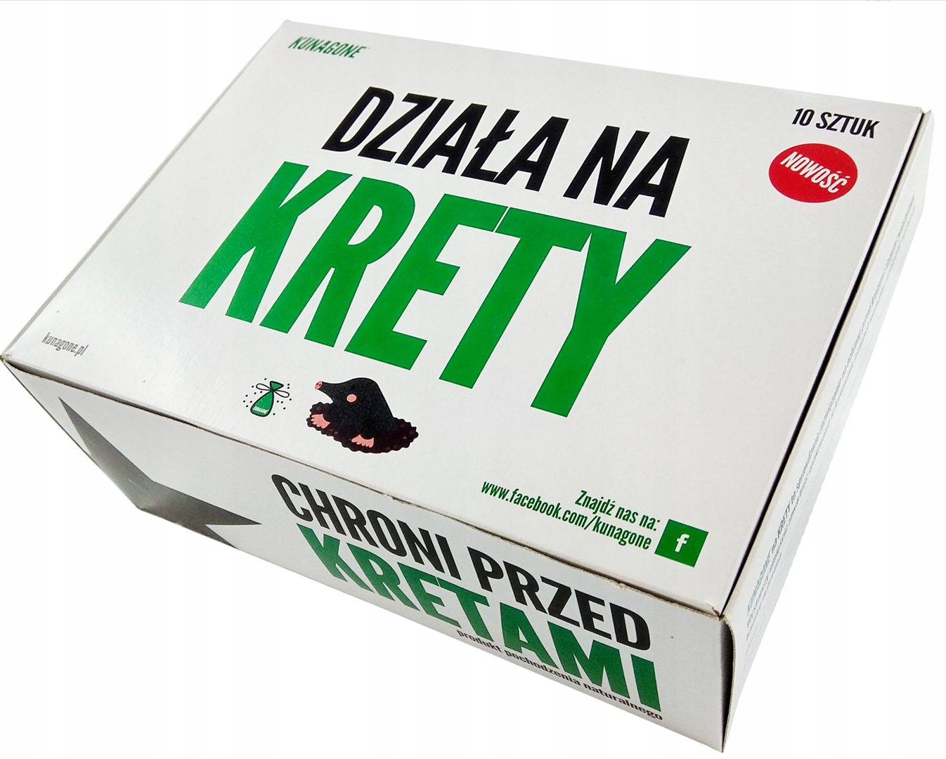 KUNAGONE Naturalny odstraszacz na krety 2-pak