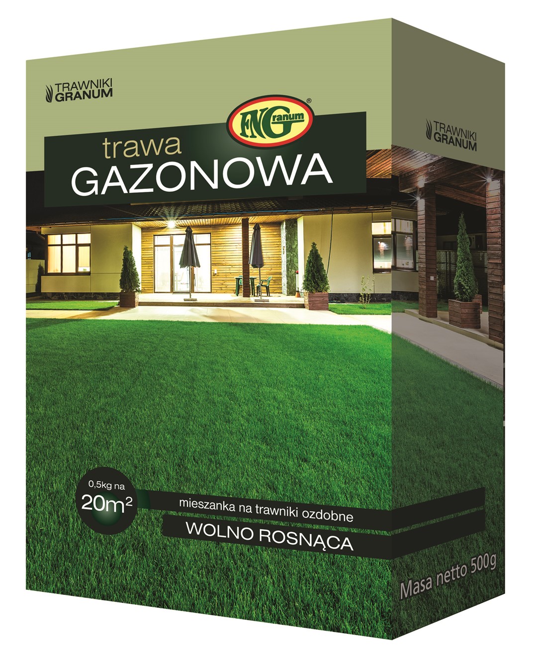 GRANUM Mieszanka Traw Gazonowa 0,5kg