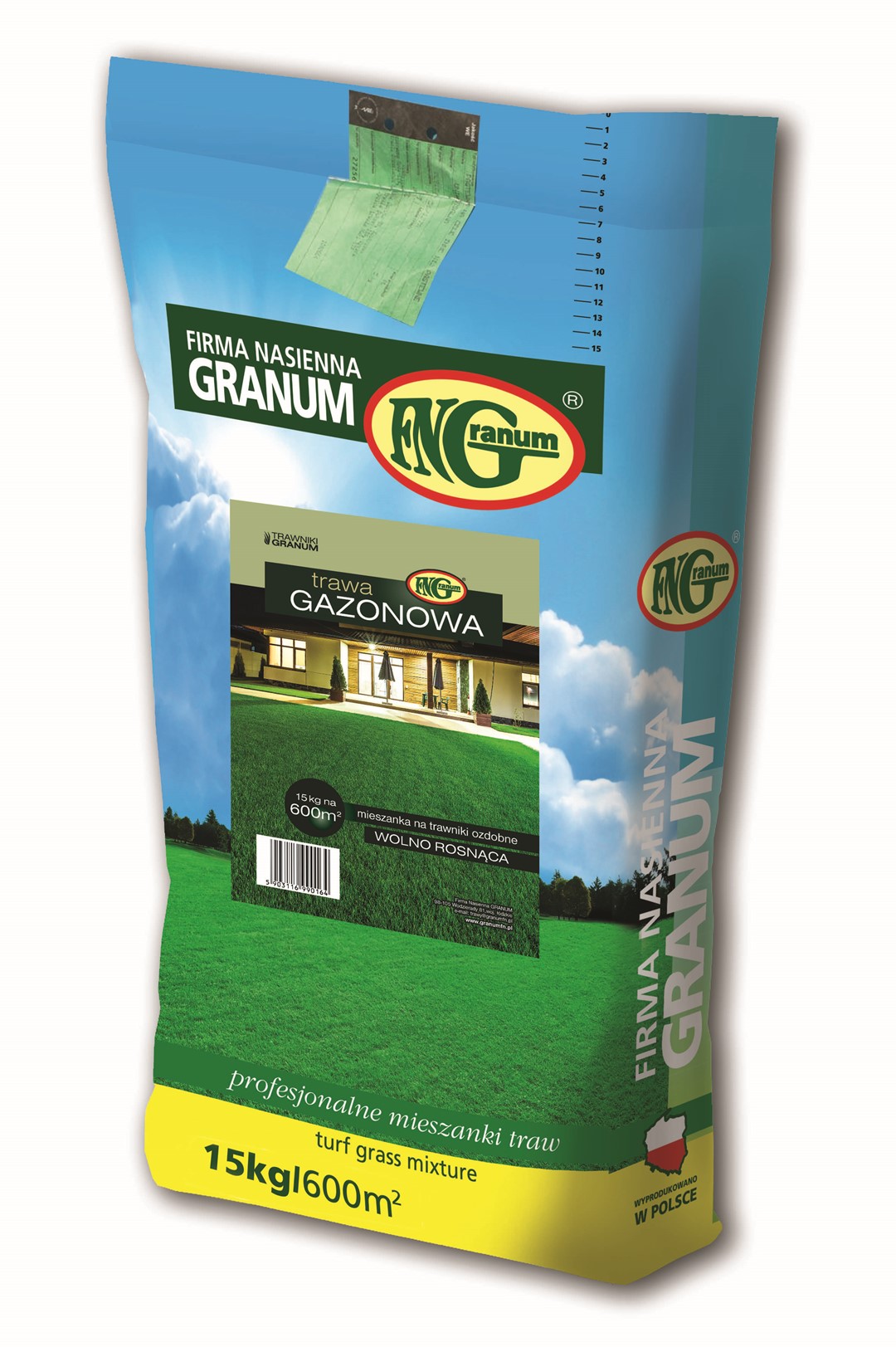 GRANUM Mieszanka Traw Gazonowa 15kg