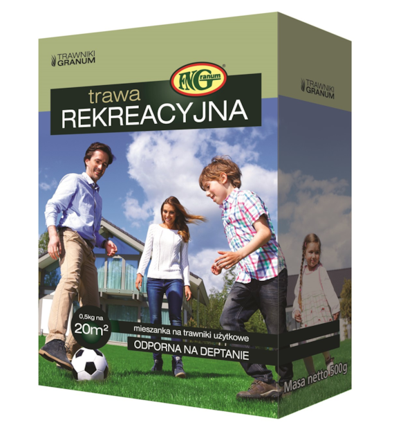 GRANUM Mieszanka Traw REKREACYJNA 0,5kg