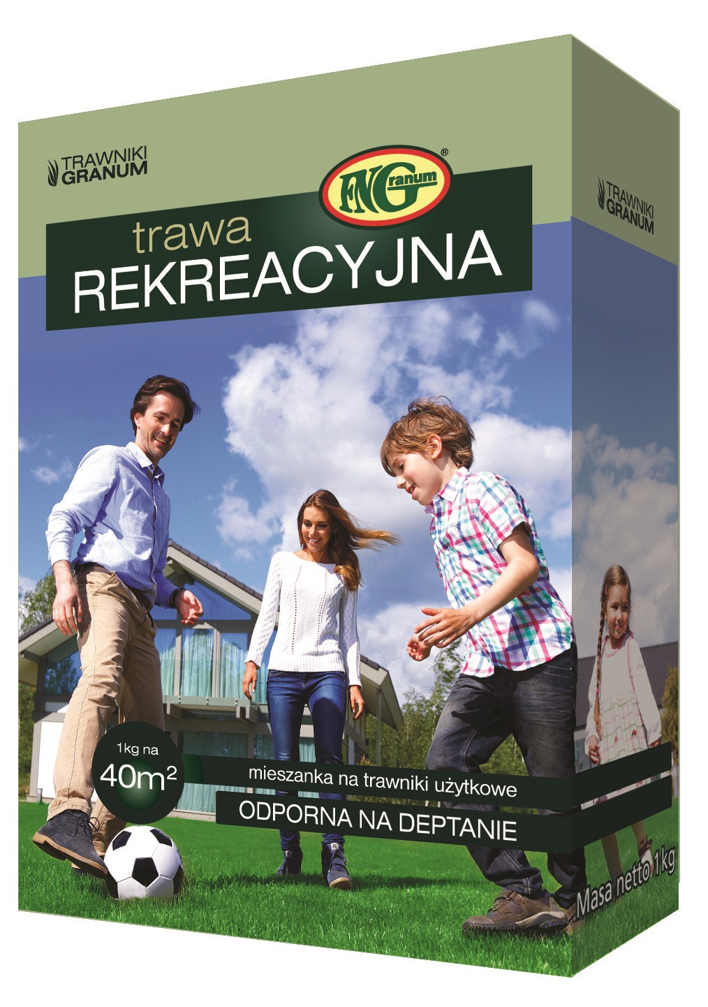 GRANUM Mieszanka Traw REKREACYJNA 1kg