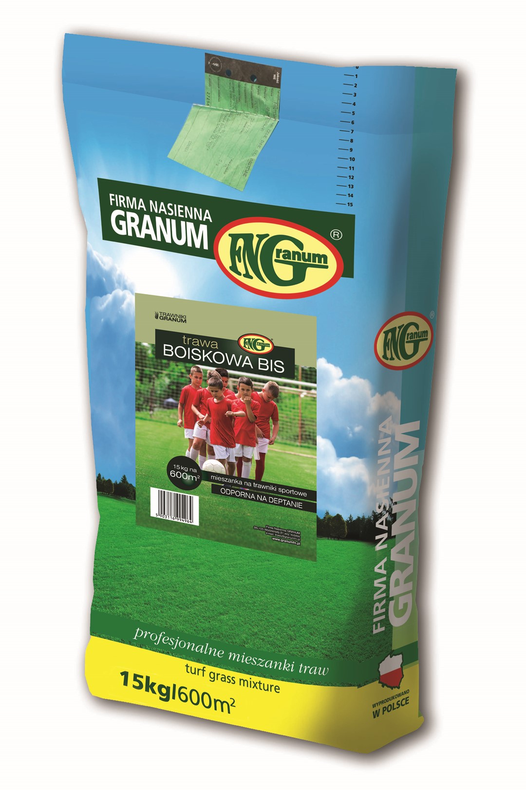 GRANUM Mieszanka Traw Boiskowa BIS 15kg