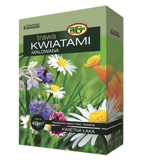 GRANUM Mieszanka traw Kwiatami Malowana 1kg