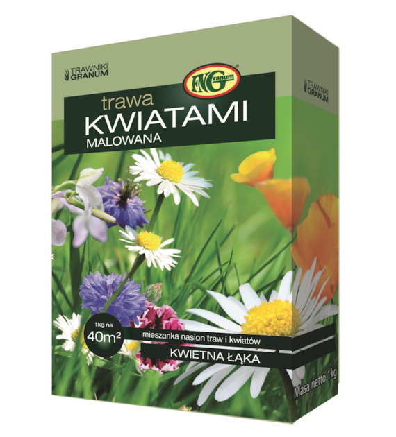 GRANUM Mieszanka traw Kwiatami Malowana 1kg