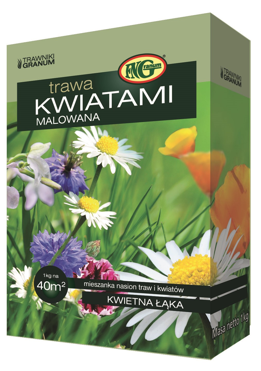 GRANUM Mieszanka traw Kwiatami Malowana 1kg