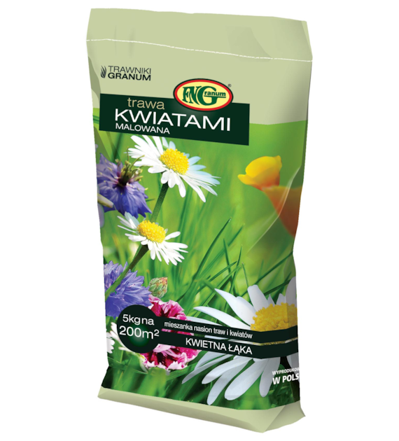 GRANUM Mieszanka traw Kwiatami Malowana 5kg