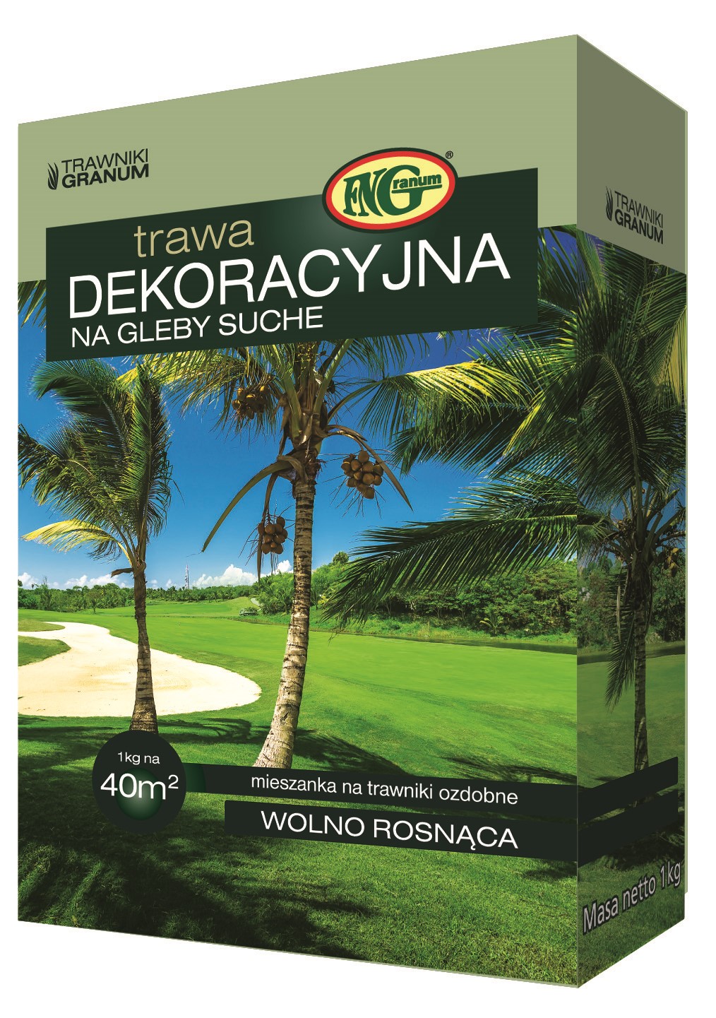 GRANUM Mieszanka Traw dekor. na gleby suche 0,9kg