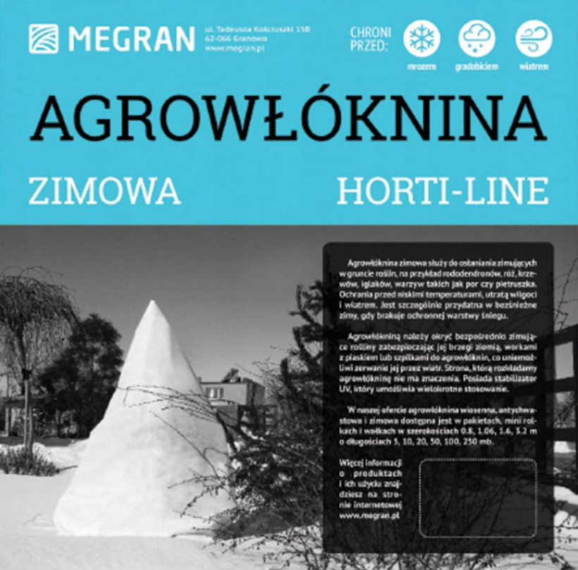 Agrowłóknina HORT LINE zimowa 3,2x10 P50 biała