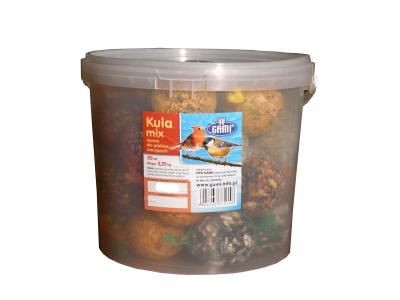 Kula dla ptaków zimowa mix wiadro 30szt.