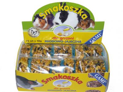 Smakoszka gryzoń miodowo-jajeczna 0,64