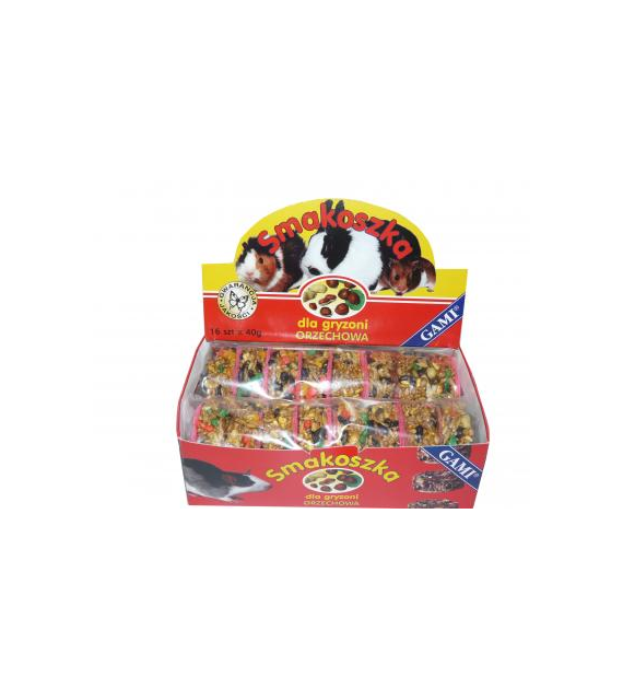 Smakoszka gryzoń orzech 16x40g