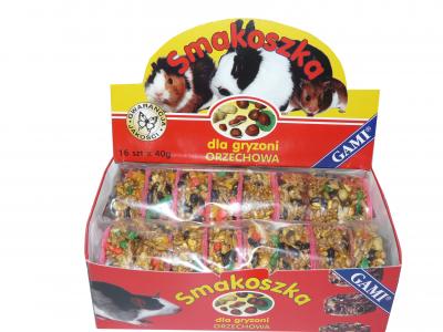 Smakoszka gryzoń orzech 16x40g
