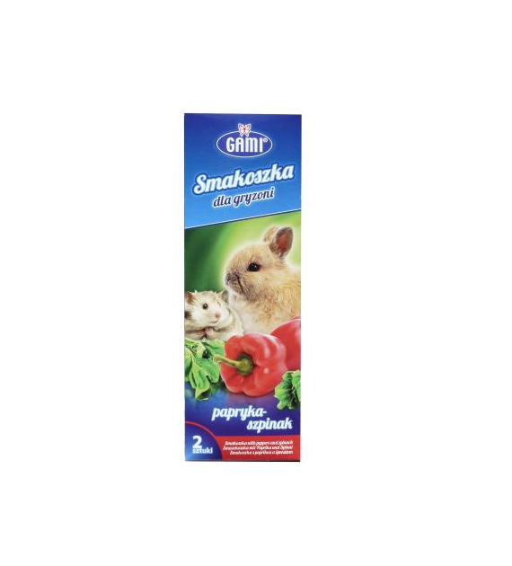 Kolba smakowa gryzoń papryka szpinak 110g /10/